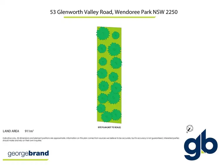 Floorplan of Homely land listing, 53 Glenworth Valley Road, Wendoree Park NSW 2250