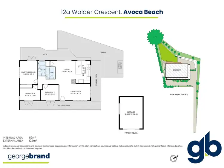 Floorplan of Homely house listing, 12a Walder Crescent, Avoca Beach NSW 2251