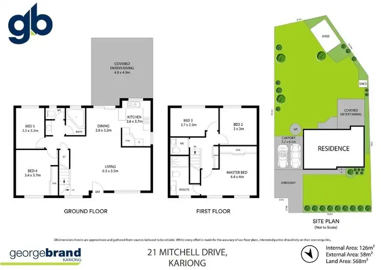 Floorplan of Homely house listing, 21 Mitchell Drive, Kariong NSW 2250