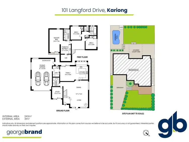 Floorplan of Homely house listing, 101 Langford Drive, Kariong NSW 2250