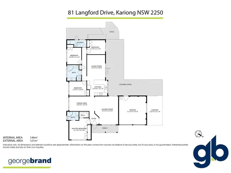 Floorplan of Homely house listing, 81 Langford Drive, Kariong NSW 2250