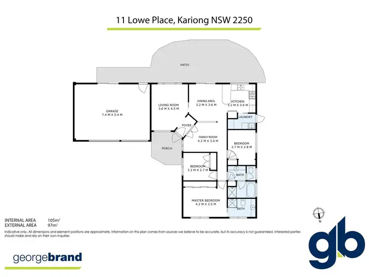 Floorplan of Homely house listing, 11 Lowe Place, Kariong NSW 2250