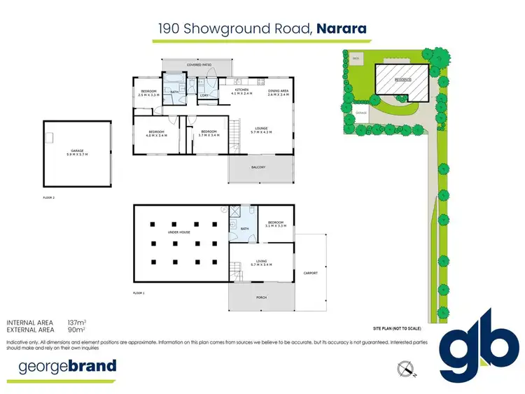 Floorplan of Homely house listing, 190 Showground Road, Narara NSW 2250