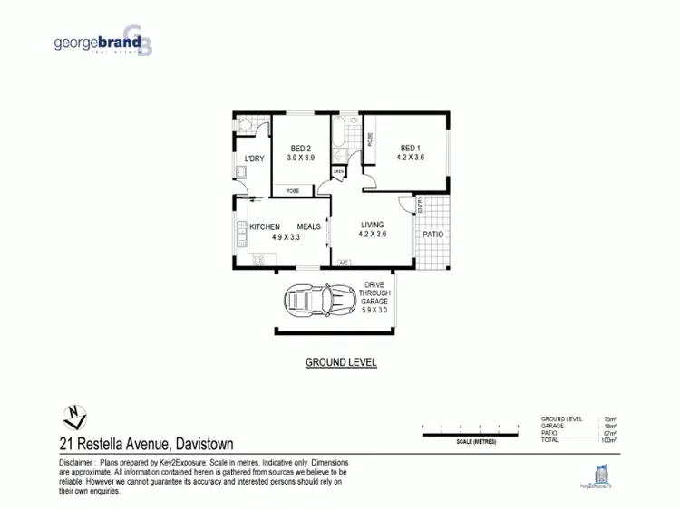 Floorplan of Homely house listing, 21 Restella Ave, Davistown NSW 2251