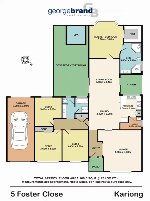 Floorplan of Homely house listing, 5 Foster Close, Kariong NSW 2250