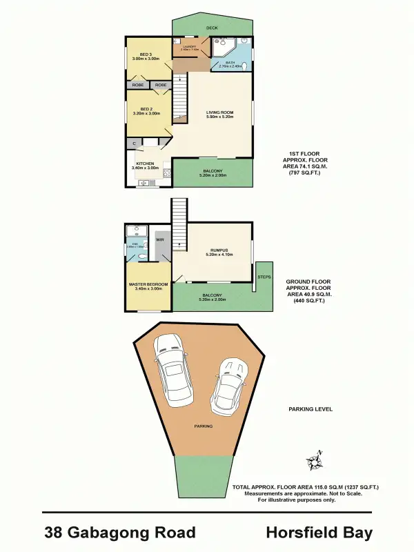 Floorplan of Homely house listing, 38 Gabagong Road, Horsfield Bay NSW 2256