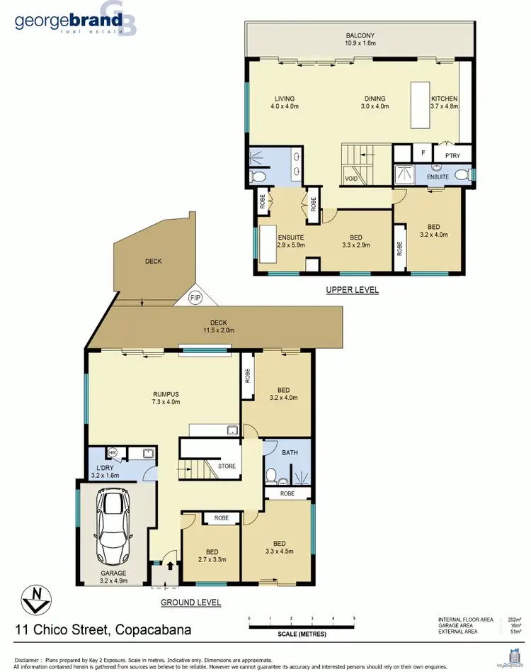 Floorplan of Homely house listing, 11 Chico Street, Copacabana NSW 2251