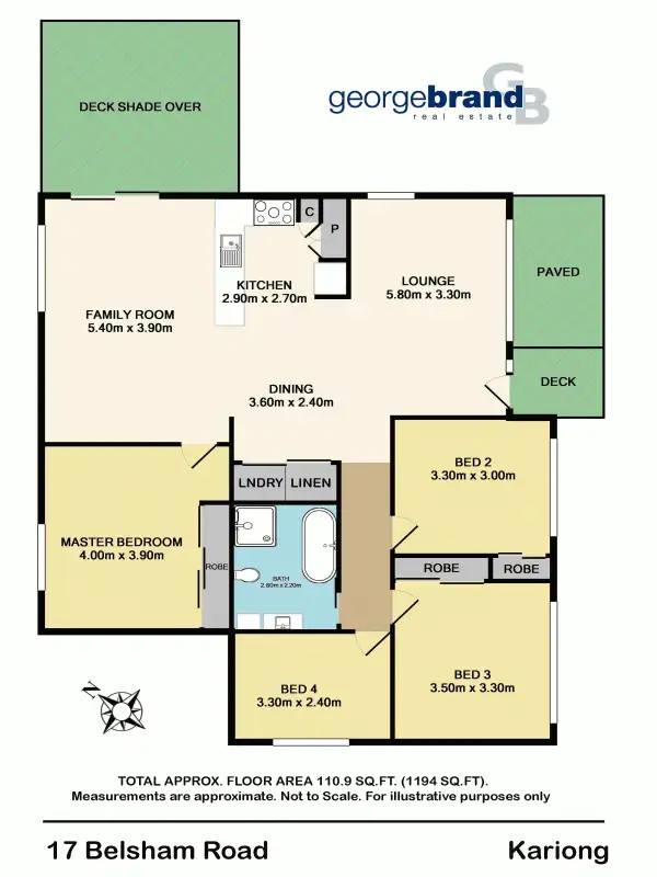 Floorplan of Homely house listing, 17 Belsham Road, Kariong NSW 2250