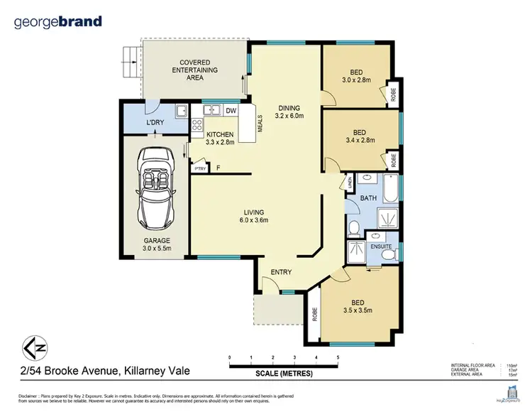 Floorplan of Homely house listing, 2/54 Brooke Avenue, Killarney Vale NSW 2261
