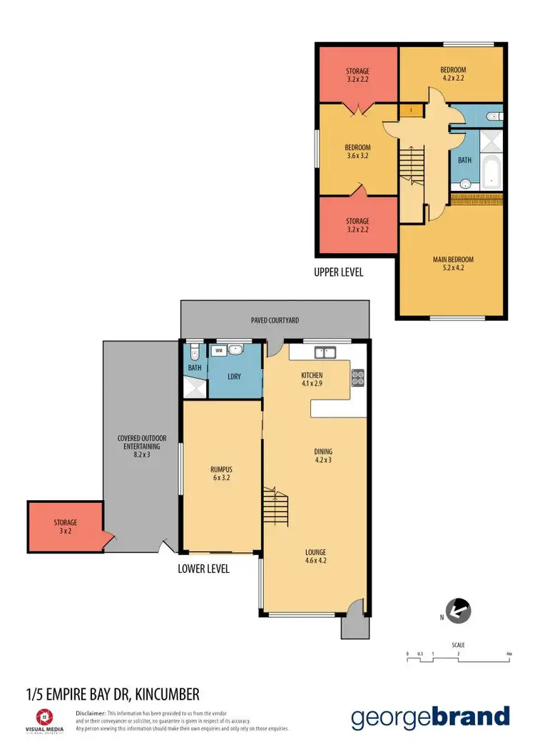 Floorplan of Homely semi-detached listing, 1/5 Empire Bay Drive, Kincumber NSW 2251