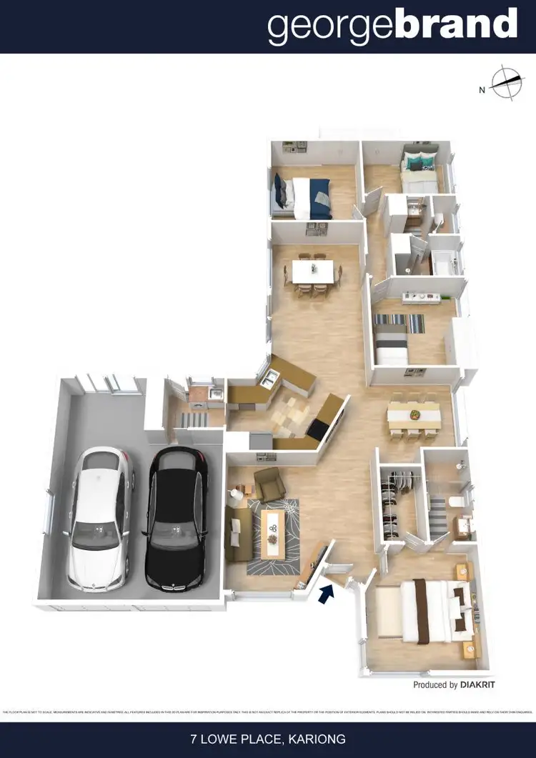 Floorplan of Homely house listing, 7 Lowe Place, Kariong NSW 2250