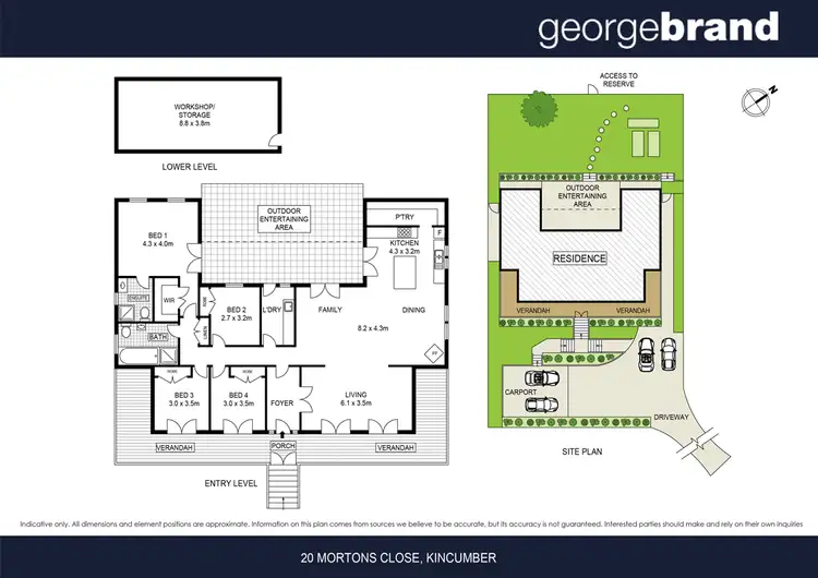 Floorplan of Homely house listing, 20 Mortons Close, Kincumber NSW 2251