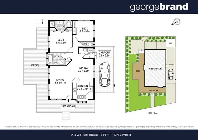Floorplan of Homely house listing, 204 William Bradley Place, Kincumber NSW 2251