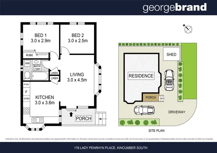 Floorplan of Homely house listing, 176 Lady Penryhn Place, Kincumber NSW 2251
