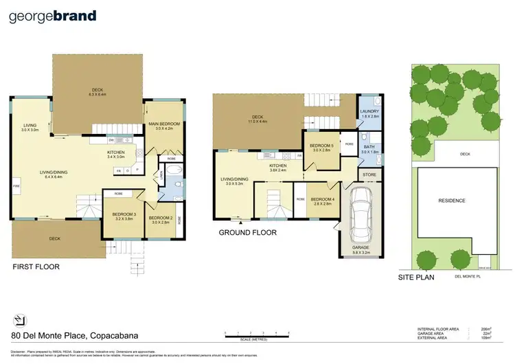 Floorplan of Homely house listing, 80 Del Monte Place, Copacabana NSW 2251