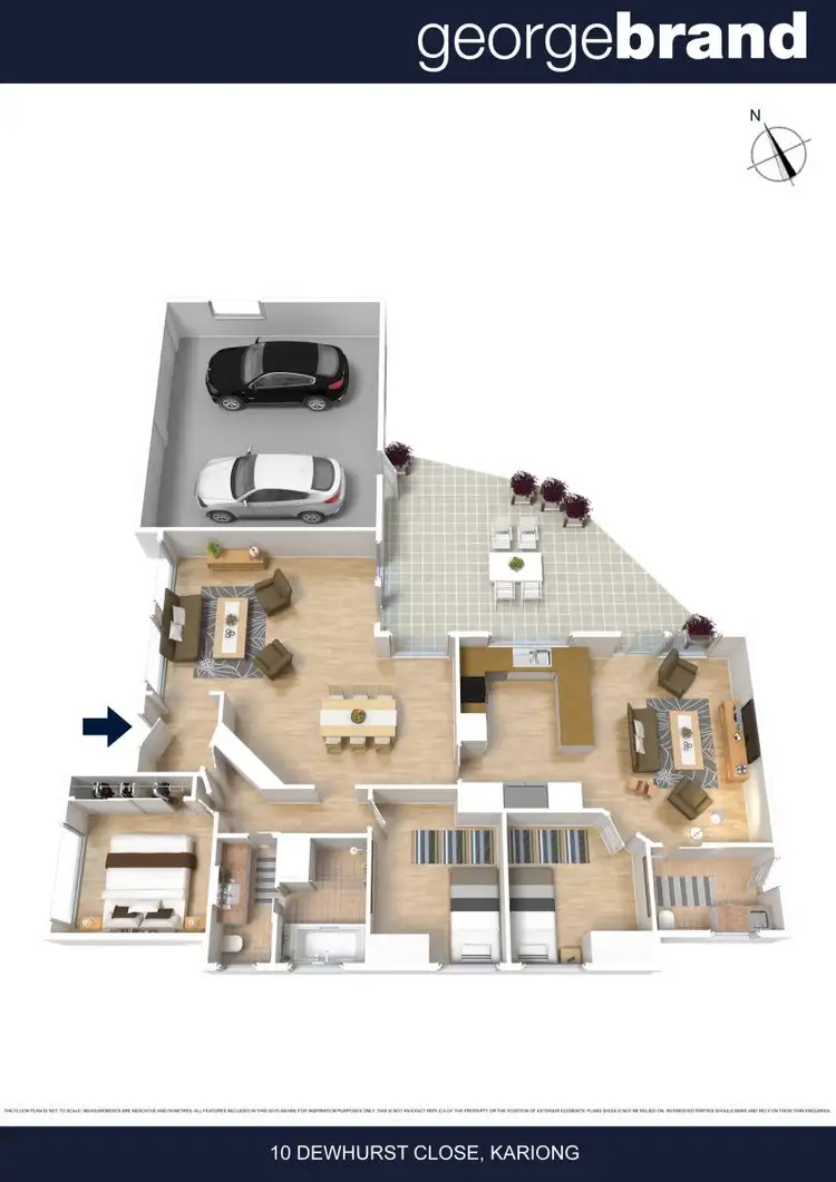 Floorplan of Homely house listing, 10 Dewhurst Close, Kariong NSW 2250