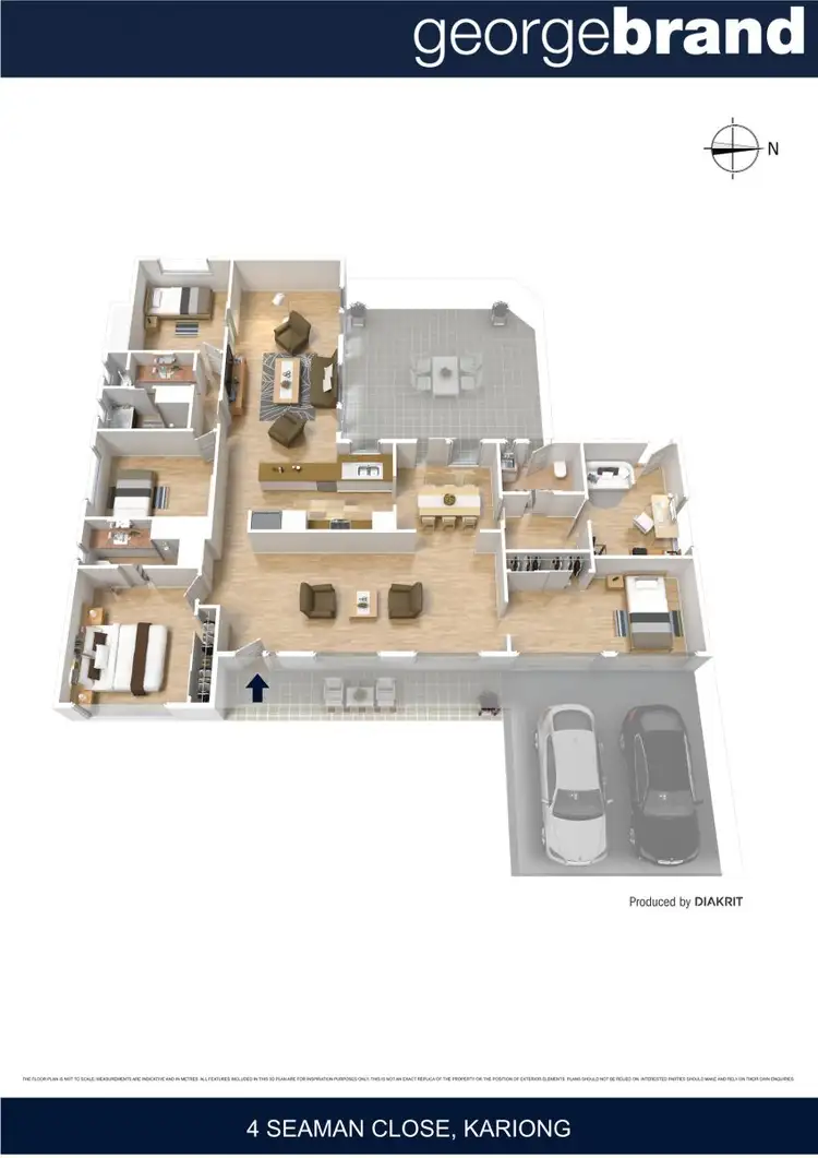 Floorplan of Homely house listing, 4 Seaman Close, Kariong NSW 2250