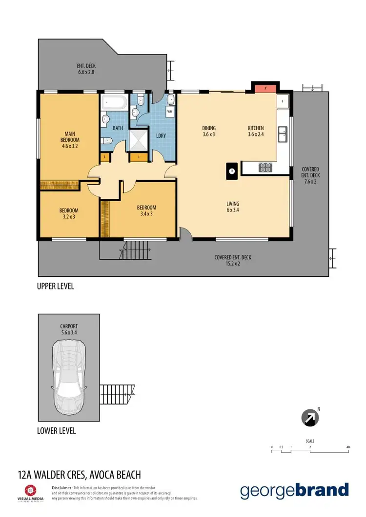 Floorplan of Homely house listing, 12a Walder Crescent, Avoca Beach NSW 2251