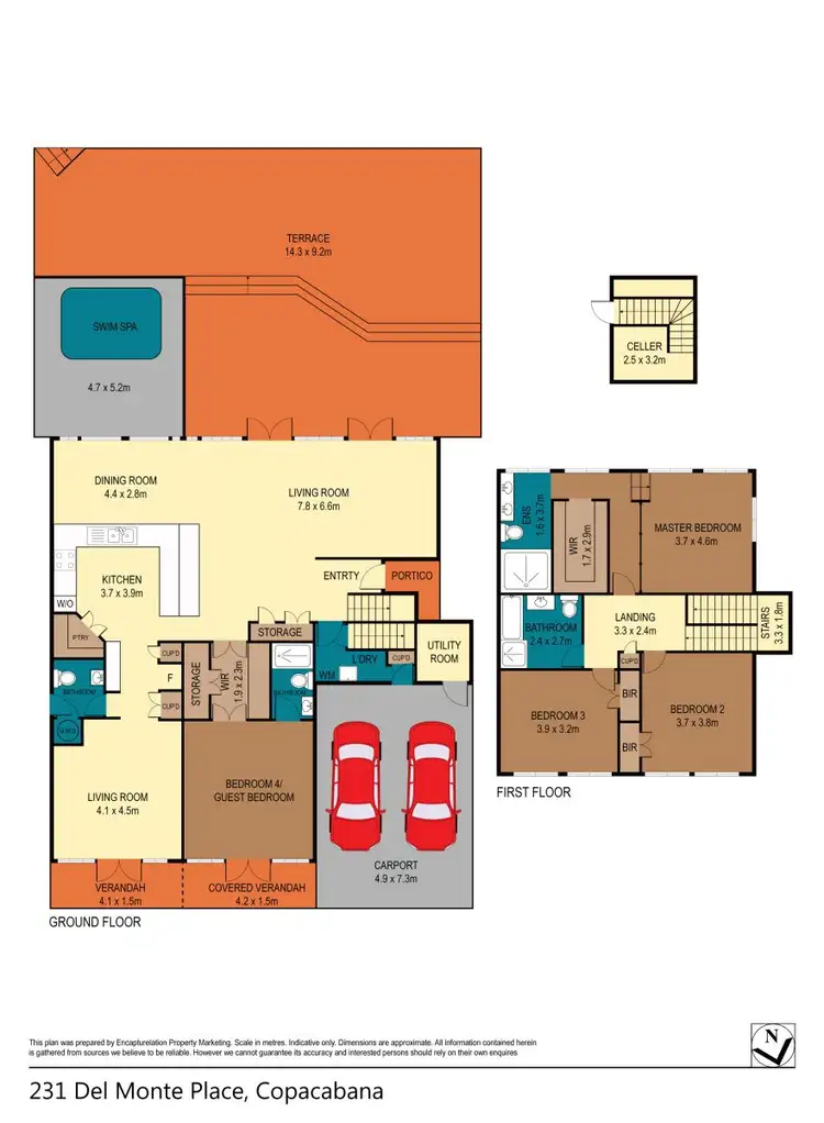 Floorplan of Homely house listing, 231 Del Monte Place, Copacabana NSW 2251