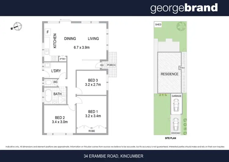 Floorplan of Homely house listing, 34 Erambie Road, Kincumber NSW 2251