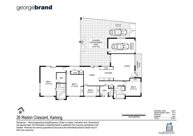 Floorplan of Homely house listing, 26 Risdon Crescent, Kariong NSW 2250