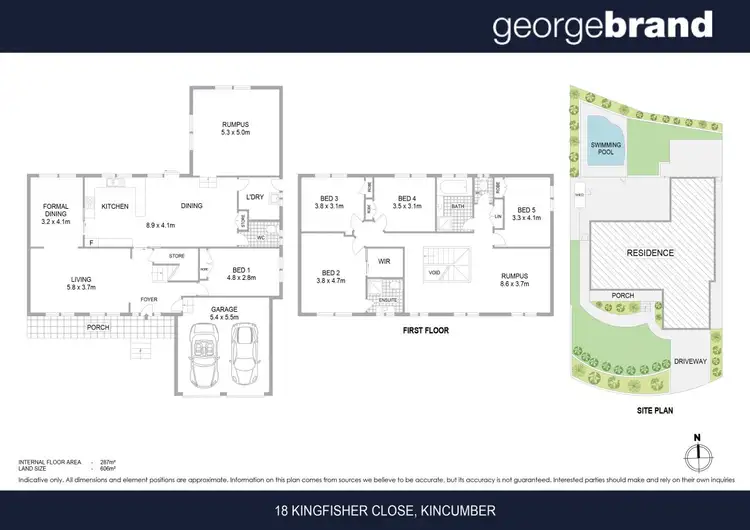 Floorplan of Homely house listing, 18 Kingfisher Close, Kincumber NSW 2251