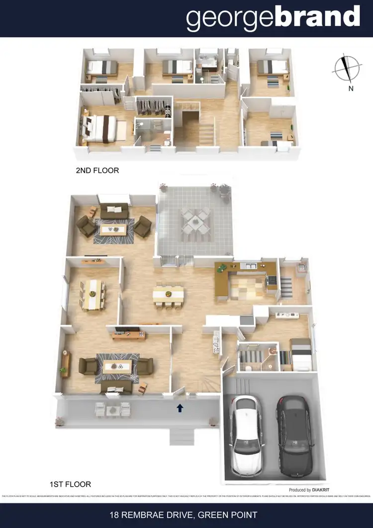 Floorplan of Homely house listing, 18 Rembrae Drive, Green Point NSW 2251