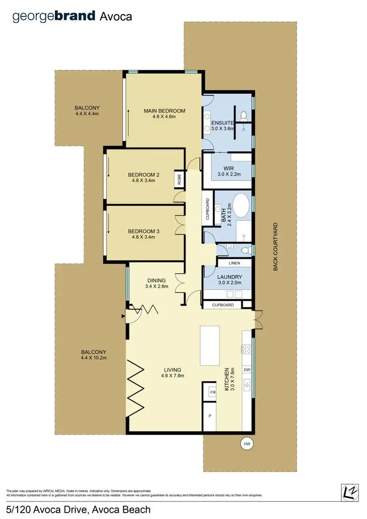 Floorplan of Homely unit listing, 5/120 Avoca Drive, Avoca Beach NSW 2251