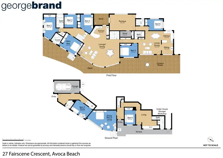 Floorplan of Homely house listing, 27 Fairscene Crescent, Avoca Beach NSW 2251