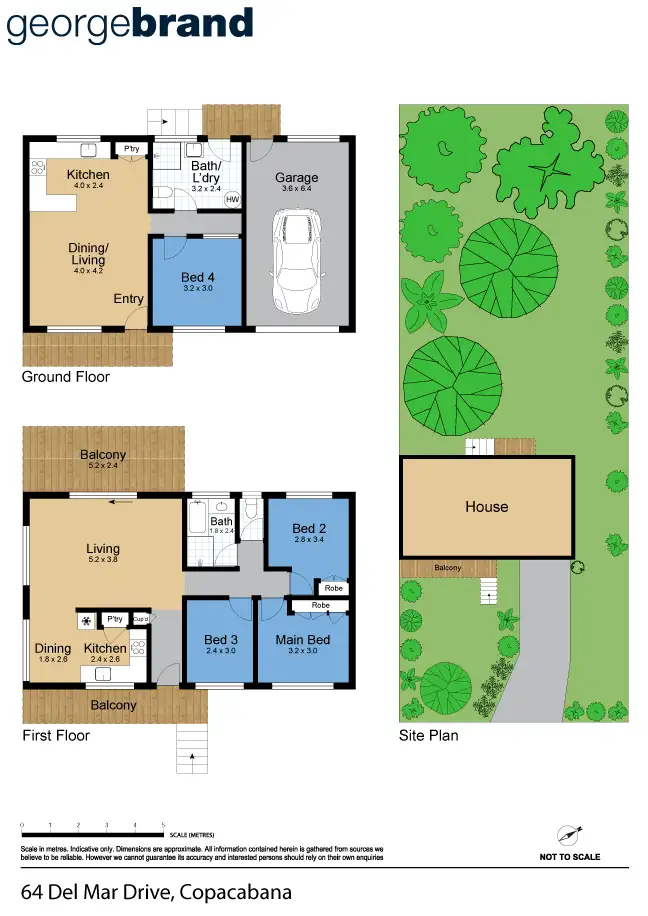 Floorplan of Homely house listing, 64 Del Mar Drive, Copacabana NSW 2251