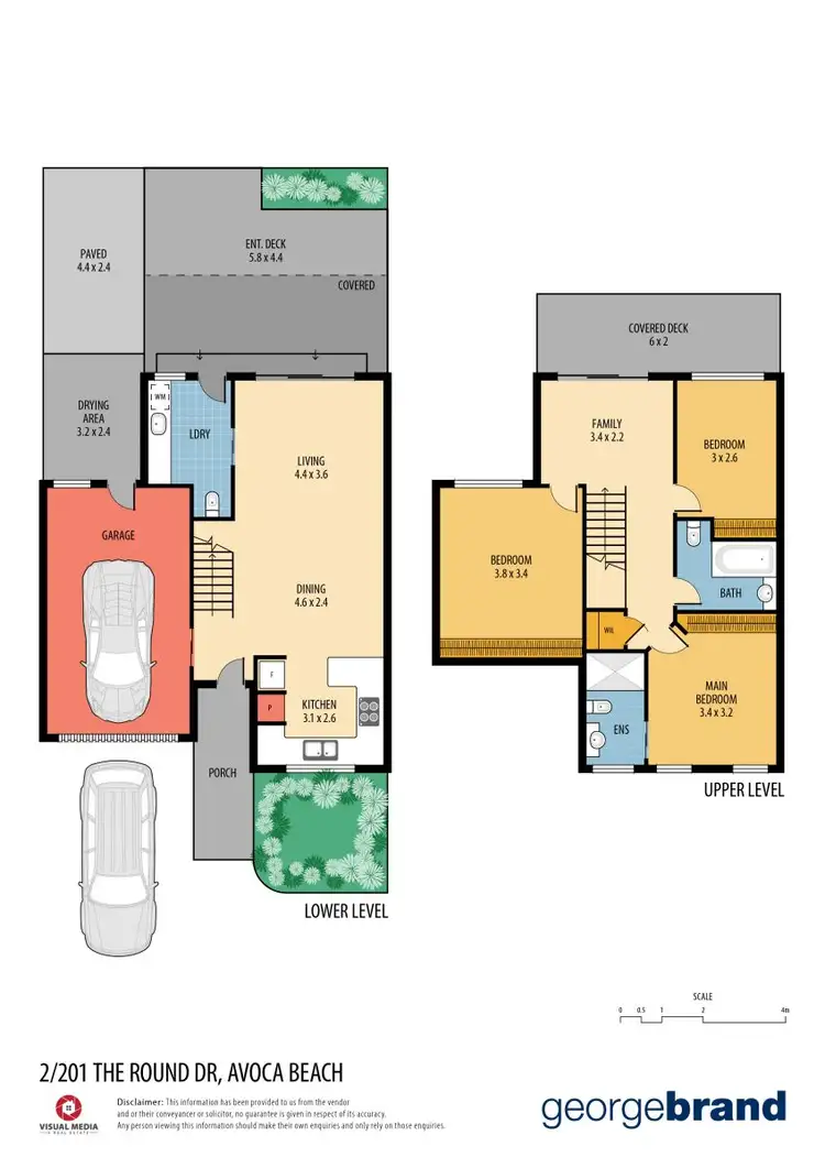 Floorplan of Homely unit listing, 2/201 The Round Drive, Avoca Beach NSW 2251