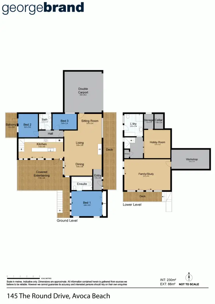 Floorplan of Homely house listing, 145 The Round Drive, Avoca Beach NSW 2251