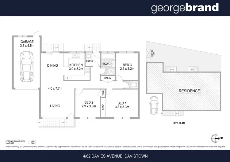 Floorplan of Homely villa listing, 4/62 Davis Avenue, Davistown NSW 2251