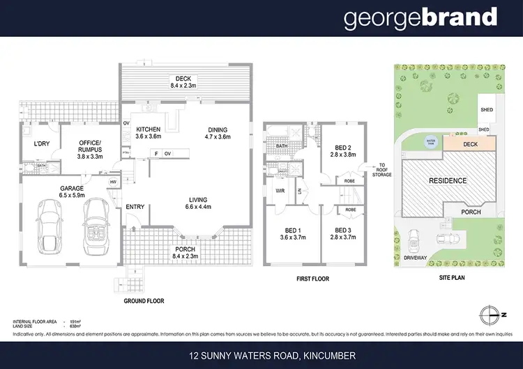 Floorplan of Homely house listing, 12 Sunny Waters Road, Kincumber NSW 2251