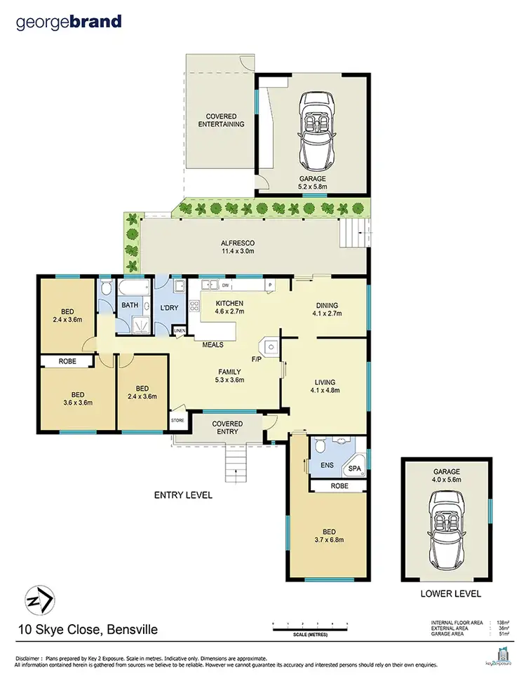 Floorplan of Homely house listing, 10 Skye Close, Bensville NSW 2251