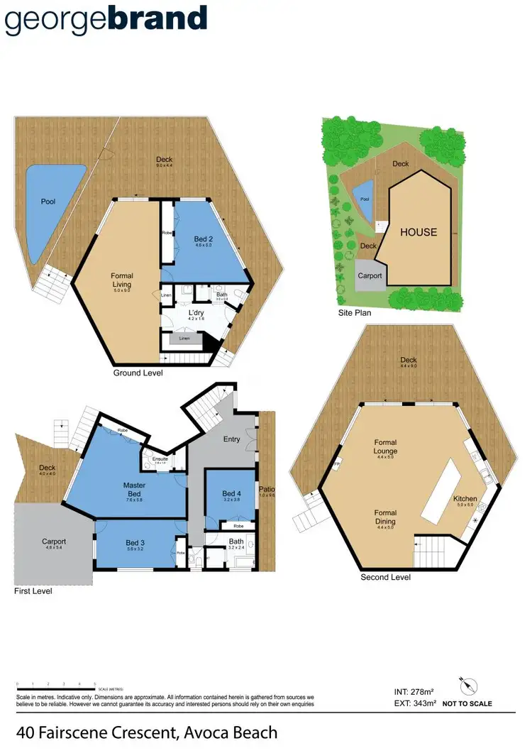 Floorplan of Homely house listing, 40 Fairscene Crescent, Avoca Beach NSW 2251