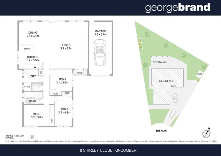Floorplan of Homely house listing, 8 Shirley Close, Kincumber NSW 2251