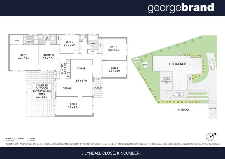 Floorplan of Homely house listing, 5 Lyndall Close, Kincumber NSW 2251