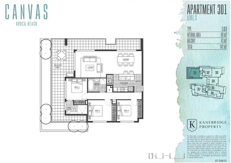 Floorplan of Homely unit listing, 301/14-18 Cape Three Points Rd, Avoca Beach NSW 2251