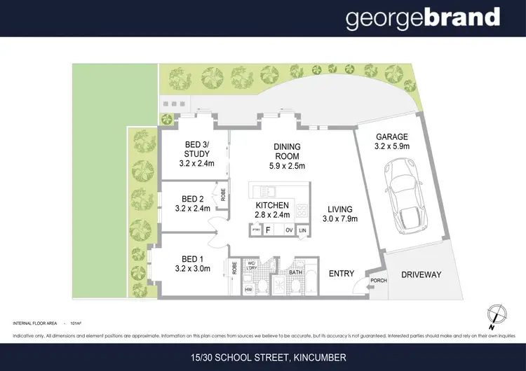 Floorplan of Homely villa listing, 15/30 School Street, Kincumber NSW 2251