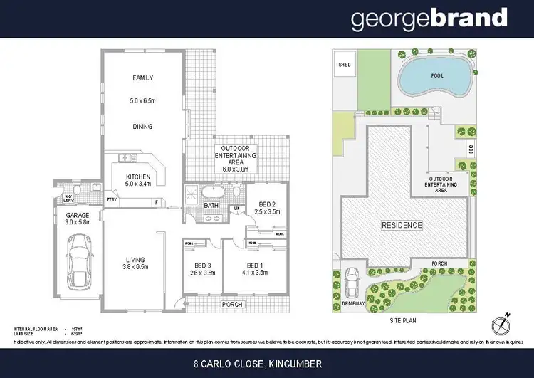 Floorplan of Homely house listing, 8 Carlo Close, Kincumber NSW 2251
