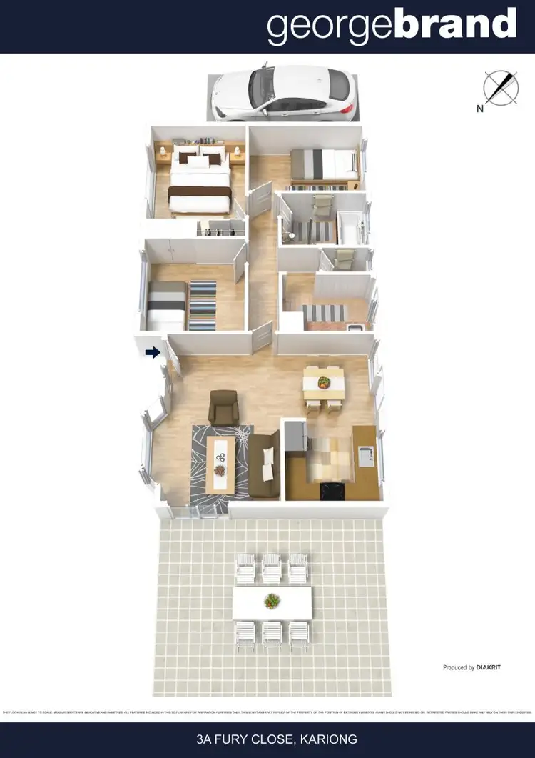 Floorplan of Homely house listing, 3a Fury Close, Kariong NSW 2250