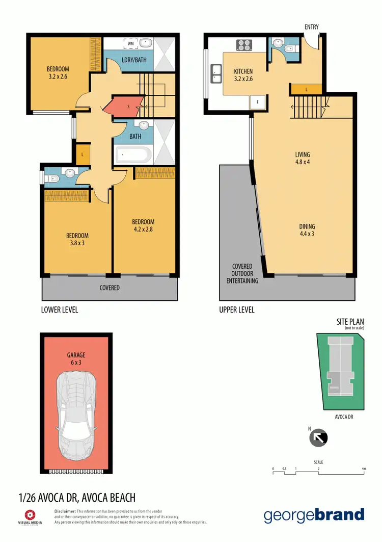 Floorplan of Homely unit listing, 1/26 Avoca Drive, Avoca Beach NSW 2251