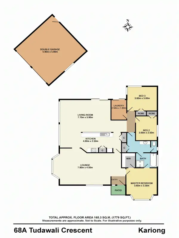 Floorplan of Homely house listing, 68a Tudawali Crescent, Kariong NSW 2250