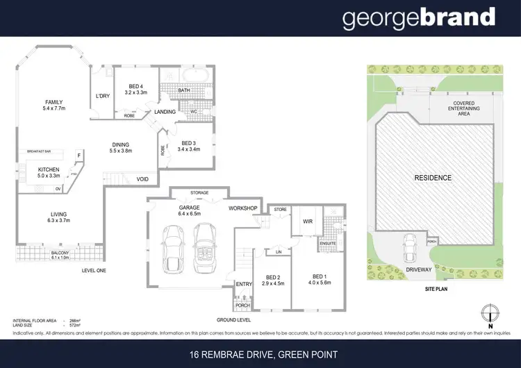 Floorplan of Homely house listing, 16 Rembrae Drive, Green Point NSW 2251