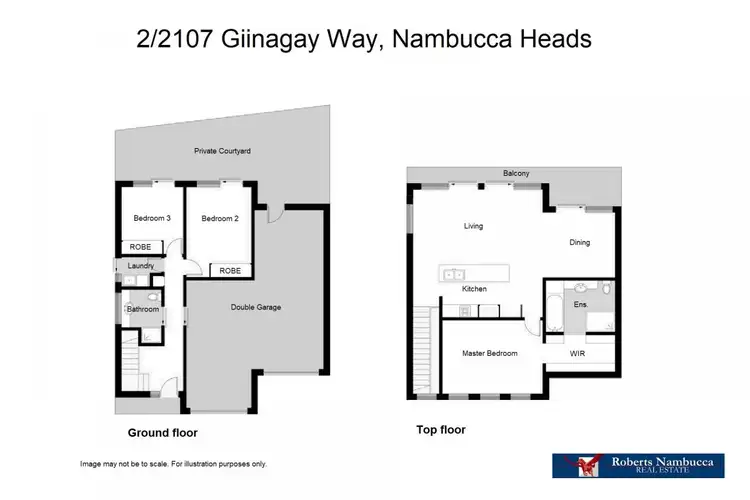 Floorplan of Homely unit listing, 2/2107 Giinagay Way, Nambucca Heads NSW 2448