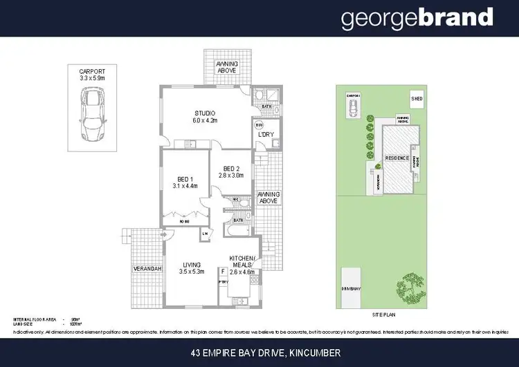 Floorplan of Homely house listing, 43 Empire Bay Drive, Kincumber NSW 2251