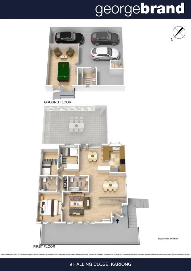 Floorplan of Homely house listing, 9 Halling Close, Kariong NSW 2250