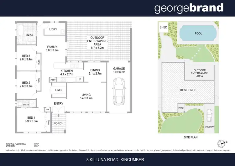 Floorplan of Homely house listing, 8 Killuna Road, Kincumber NSW 2251