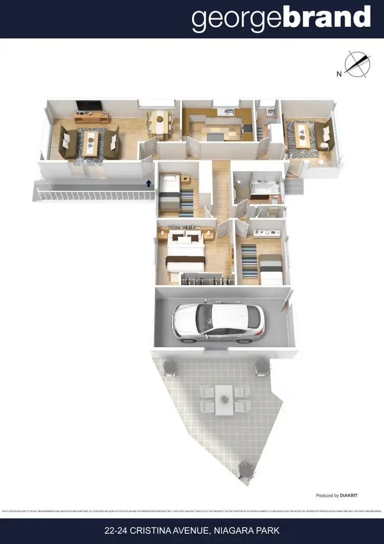 Floorplan of Homely house listing, 22 Cristina Avenue, Niagara Park NSW 2250